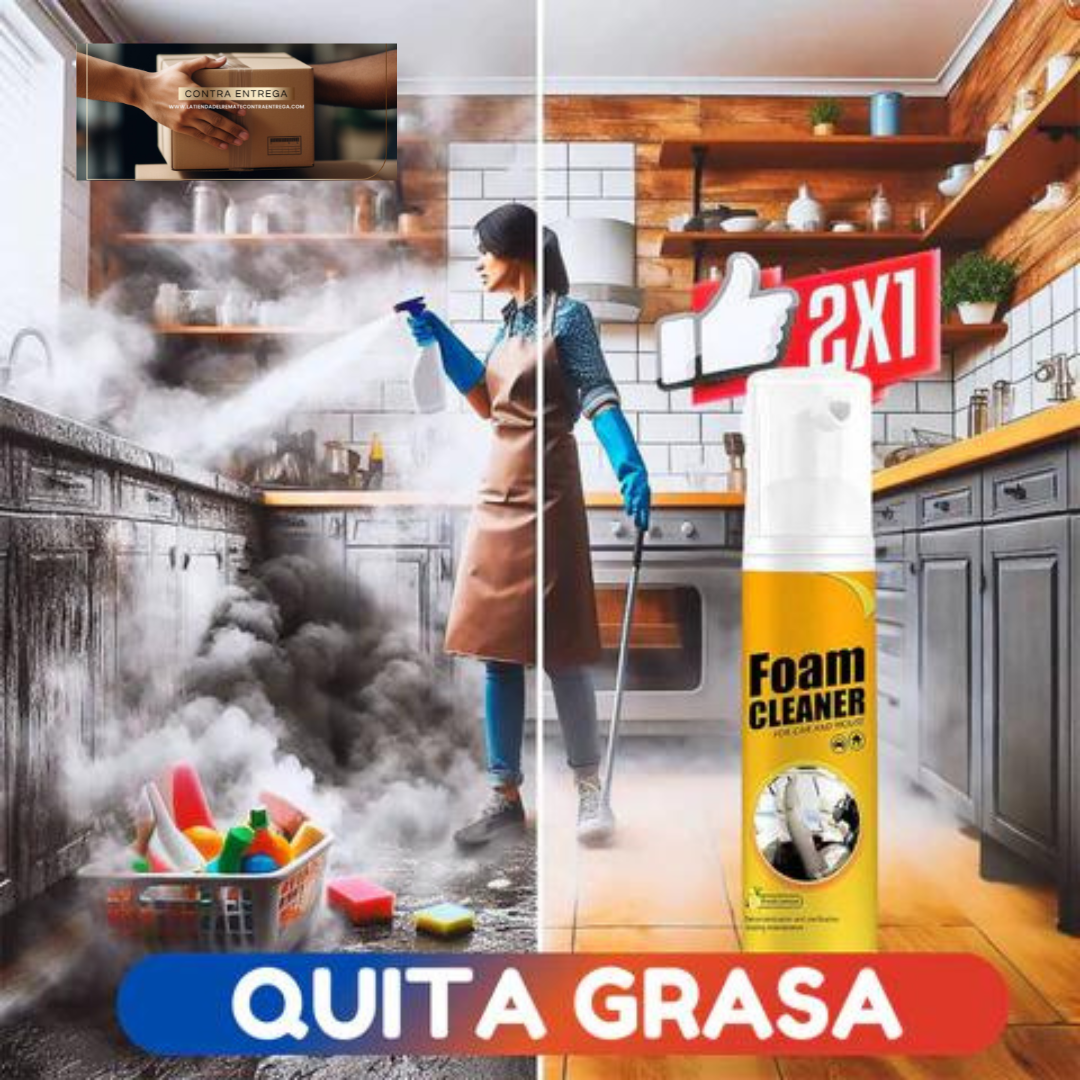 PROMOCION 2 FOAM CLEANER® ESPUMA LIMPIADORA ORIGINAL 5 en 1