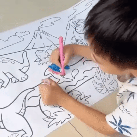 ROLLO PAPEL PARA NIÑOS COLOREAR 30 X 300 CM 🤩😱 - ENVÍO GRATIS