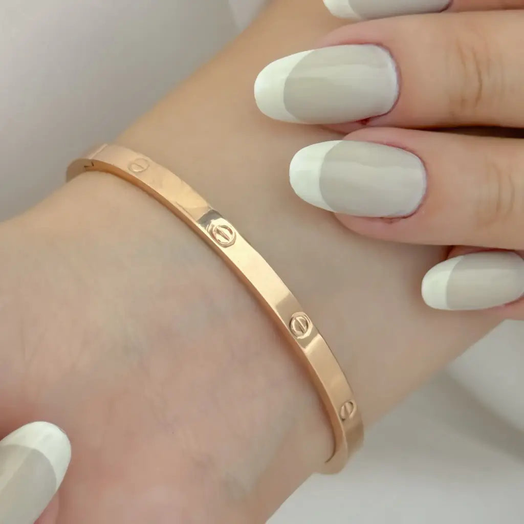 Pulsera Catier Unisex en Oro Rosada en Oro 10k con Garantia